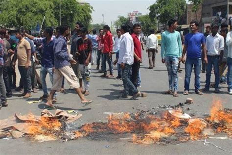 Bharat Bandh Violence Bhim Sena Leader Surrenders Sent To Judicial