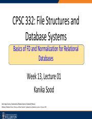 Cpsc L Week Pdf Cpsc File Structures And Database Systems