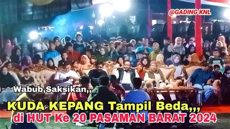 Luar Biasa Kuda Kepang Tampil Beda Di HUT Pasaman Barat 2024 GADING