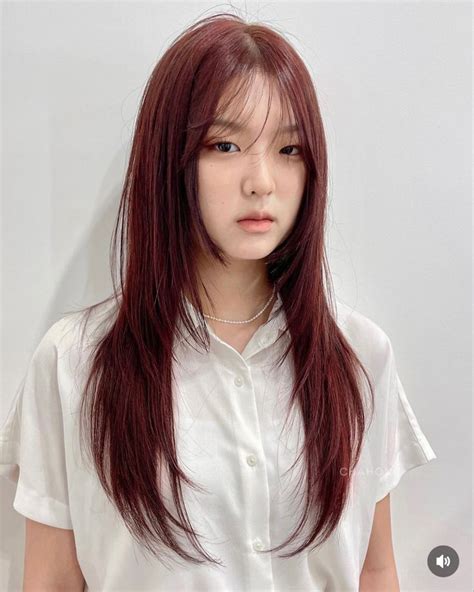 Reddish Brown Hair Color Hair Color Mahogany Hair Color Asian Copper