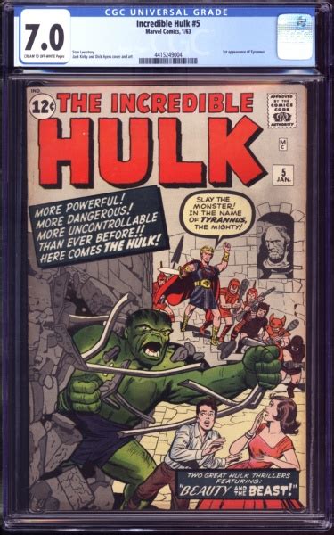 Incredible Hulk 5 CGC 7 0 DaleRobertsComics