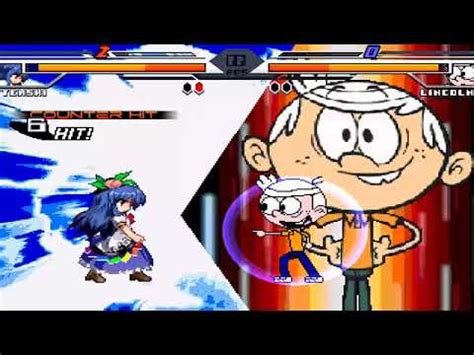 Nick Mugen Tenshi Hinanawi Me Vs Lincoln Loud Youtube