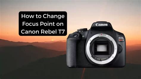 How To Turn Off Autofocus On Canon Rebel T6 Camera Clickz