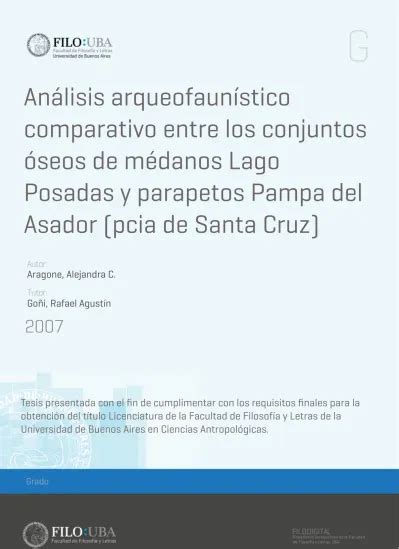 Análisis arqueofaunístico comparativo entre los conjuntos óseos de