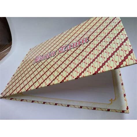 Buku Daftar Tamu Undangan Guest Book Joyko Gb Batik Buku Tamu