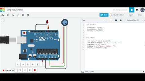 13 Circuits Using Map Function Arduino Tinkercad Hindi Youtube