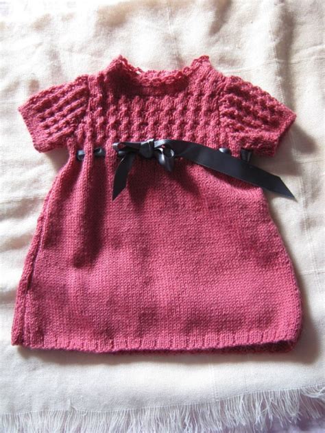 Tricoter Une Robe En Laine Pour Petite Fille