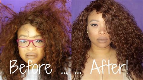 How To Revive Refresh A Curly Synthetic Wig The Heathers Youtube