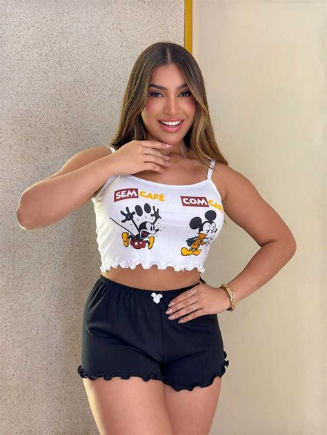 PIJAMA BLOGUERINHA SLIM K70 SEM CAFE M Império Lingerie