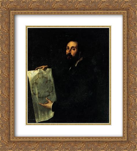 Titian 2x Matted 20x22 Gold Ornate Framed Art Print Portrait Of Giulio