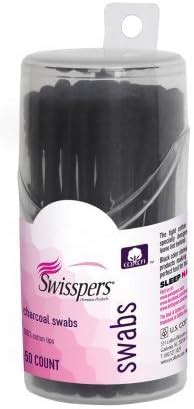 Amazon Swisspers Premium Products Charcoal Swabs With Dark