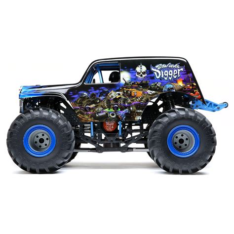 Losi Lmt Wd Solid Axle Monster Truck Rtr Son Uva Digger Los T