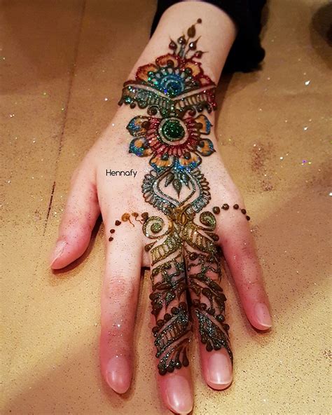 Colored Henna Tattoo Designs | Latest Mehandi Design Pictures | Indian ...