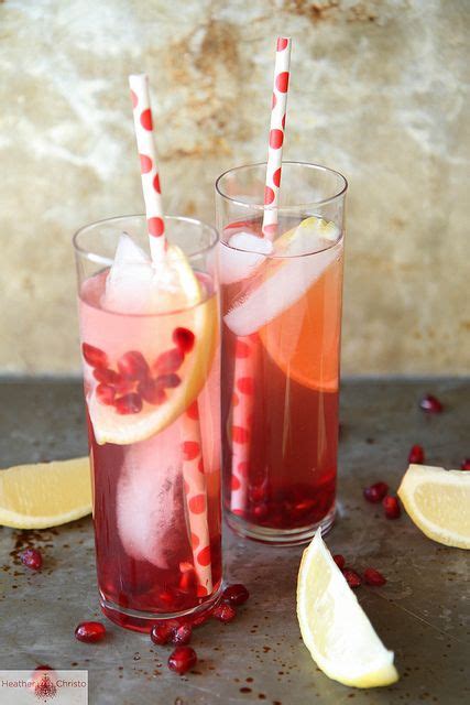 Pomegranate Lemonade Punch Heather Christo Lemonade Punch Food