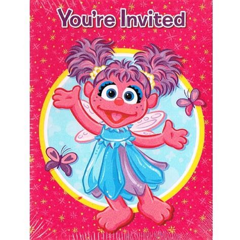 Abby Cadabby Invitations And Thank You Notes W Envelopes 8ct Ea