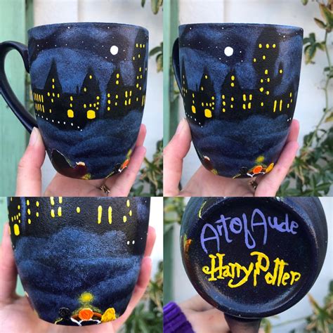 Harry Potter Mug Hogwarts Hagrid Ron Hermionne School Magical