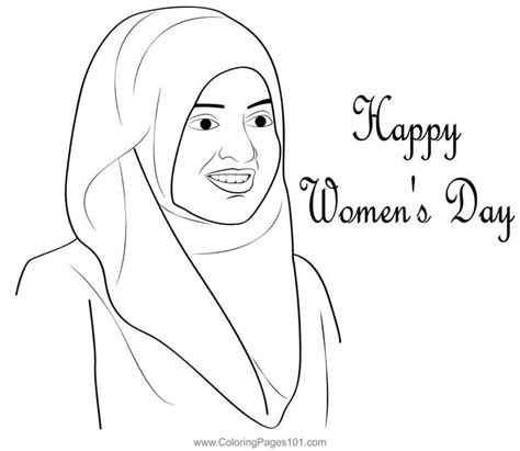 Celebrating Women Day Coloring Page Printable Coloring Pages Coloring