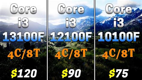 Core I3 13100f Vs 12100f Vs 10100f Pc Gameplay Benchmark Tested Youtube