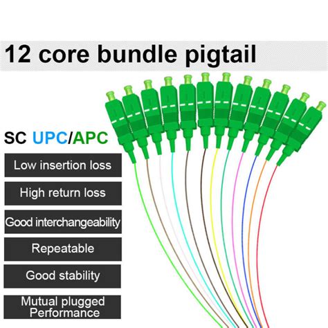 Colors Sc Apc Upc Pigtail Sm Fiber Optical Patch Cord Pigtail