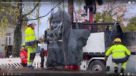 Finnlands Letzte Verbliebene Lenin Statue Ist Entfernt Worden Gestern