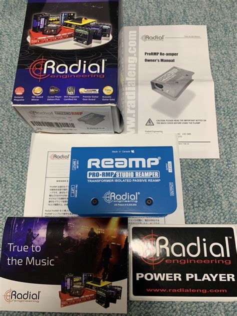 Yahooオークション Radial Reamp ラディアル リアンプ 青 Prormp パ