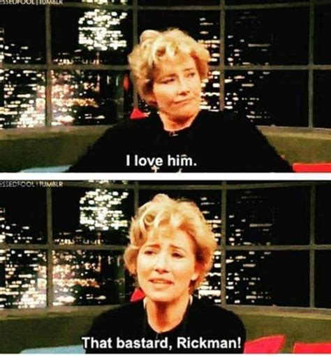 Emma Thompson Snape Meme Harry Potter Severus Snape Alan Rickman