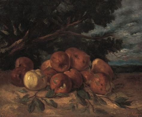 Still Life With Apples Painting Gustave Courbet Oil Paintings