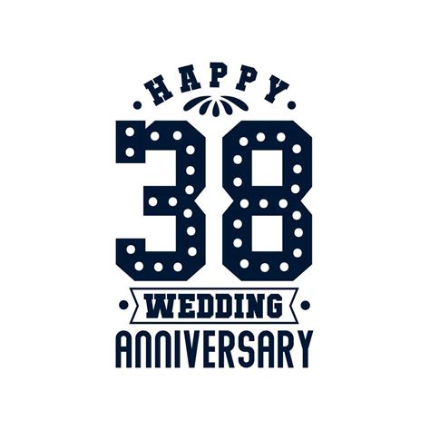 38 Anniversary celebration, Happy 38th Wedding Anniversary 9646467 ...