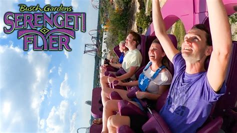 Serengeti Flyer Rider View Busch Gardens Tampa YouTube