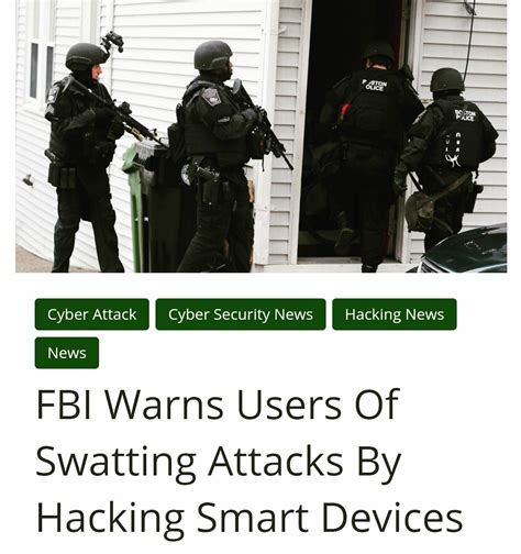 Story Of The Day Fbi Warns Users Of Swattingattacks By Hacking