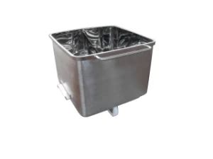 Movable Food Trolley L Stainless Steel Meat Skip Car China