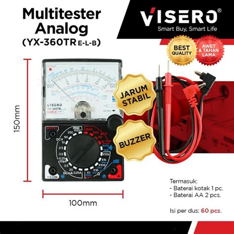 Jual Visero YX 360TRE L B Multitester Multimeter Avometer Analog