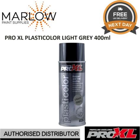 1 X Pro Xl Pro Plasticolor Bumper Trim Paint Aerosol 400ml Pc5lg