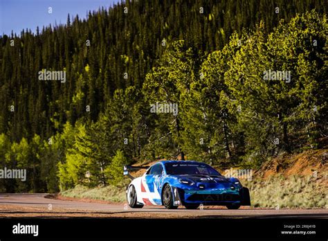 110 Raphael Astier Fra Alpine A110 Gt4 Evo Pikes Peak Open Action