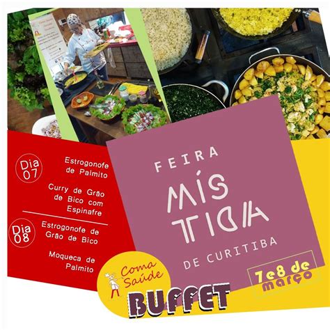 Coma Saúde servirá buffet vegano na 2 ª Feira Mística de Curitiba