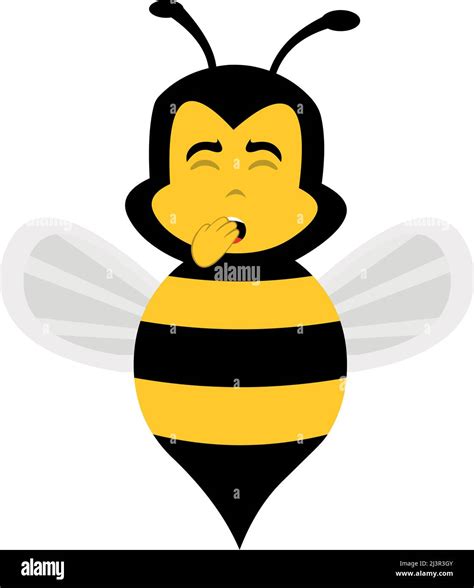 Angry Bumble Bee Vector