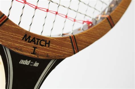 vintage wood tennis racquets, Don Budge & Add In racket lot, retro sporting decor