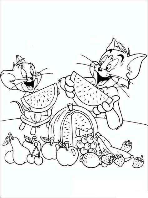 Tom and Jerry coloring pages