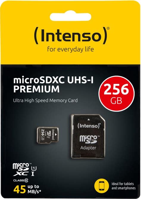 Intenso Uhs I Premium Microsd Gb Speicherkarte Sd Adapter F R