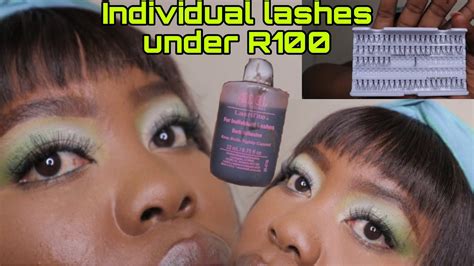 Diy Individual Lashes At Home Under R South African Youtuber