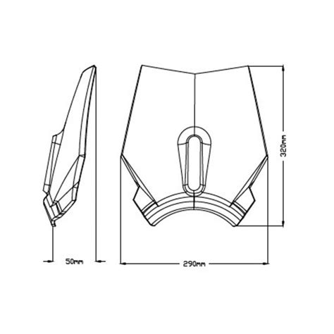 Saute Vent Puig Naked New G N Ration Pour Husqvarna Svartpilen