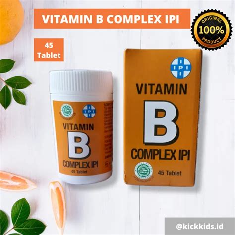 Vitamin B Complex Ipi Isi Tablet B Kompleks Bcom Lazada Indonesia