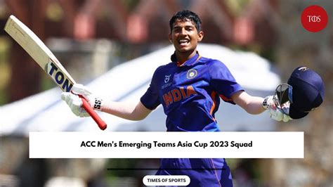 Acc Mens Emerging Teams Asia Cup 2023 Squad