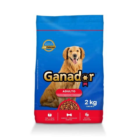 Alimento Para Perro Ganador Adulto Razas Medianas Y Grandes 2 Kg Walmart