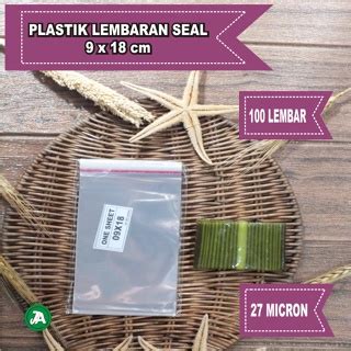 Jual Plastik OPP Seal Kue Basah 9 X 20 Cm Plastik Bening One Sheet