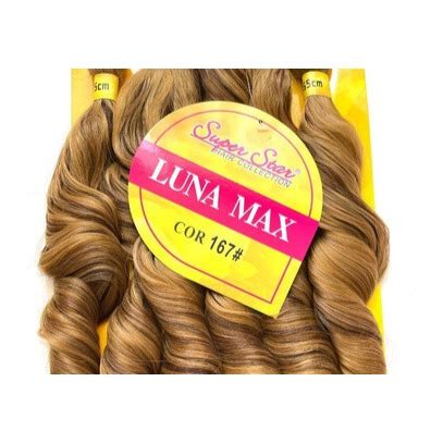 Cabelo Ondulado Org Nico Luna Max Super Star Cm Shopee Brasil