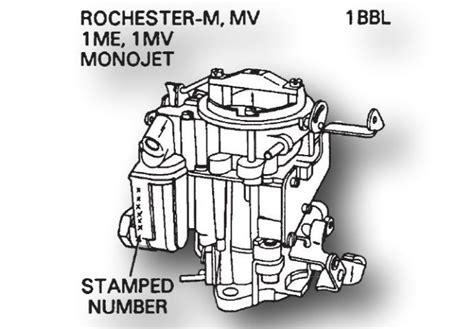 Rochester 1me Monojet Carburetor Kit Mikes Carburetor Parts