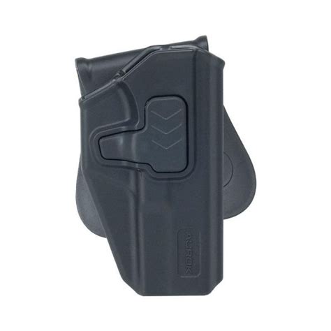 Coldre Externo Aurok Polimero Glock G19 Preto Na Pesca Cia Armas