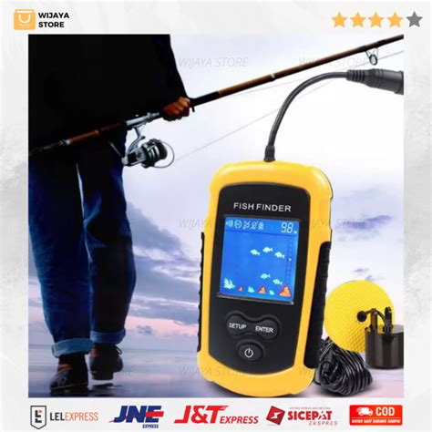 Gps Alat Pelacak Ikan Portable Sensor Sonar Fish Finder Range M