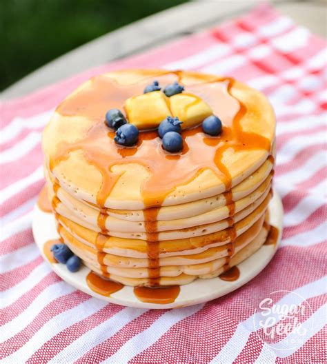 Pancake Cake + Pancake Flavored Cake Recipe | Sugar Geek Show